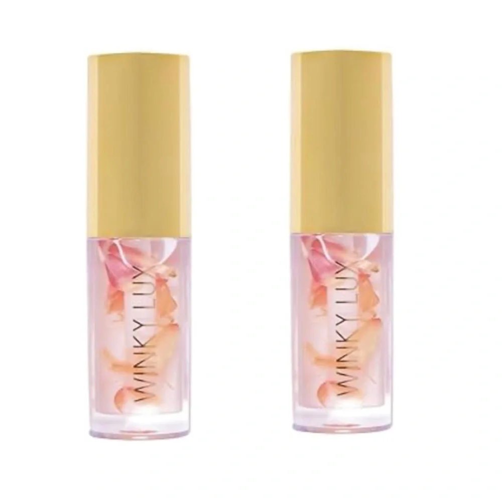 Winky Lux Flower Petal infused Lip Oil 2 pack‎ new